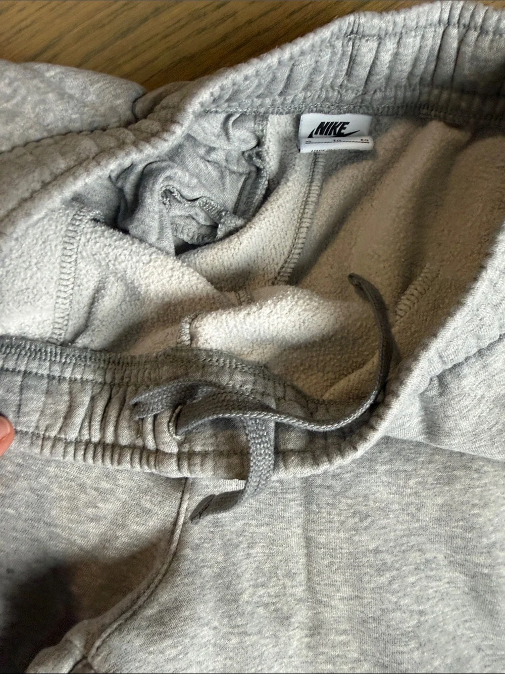 Nike Youth Light Gray Fleece Joggers